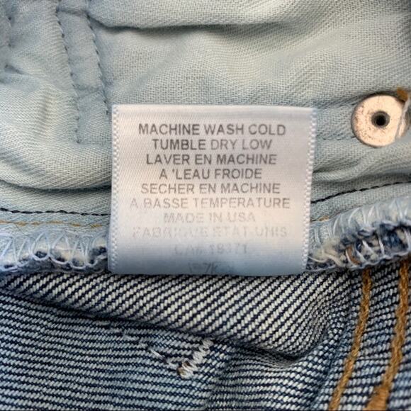 RE/DONE Mid-Rise Kick Flare Stretch Crop Jeans (Sz 23) Mid 70s Wash - Picture 13 of 13